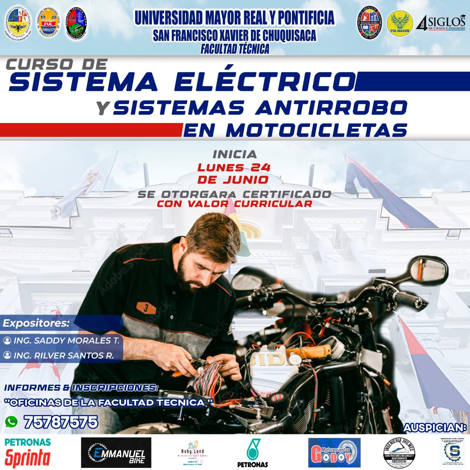 Curso Sistema Eléctrico y Sistemas Antirrobo en Motocicletas