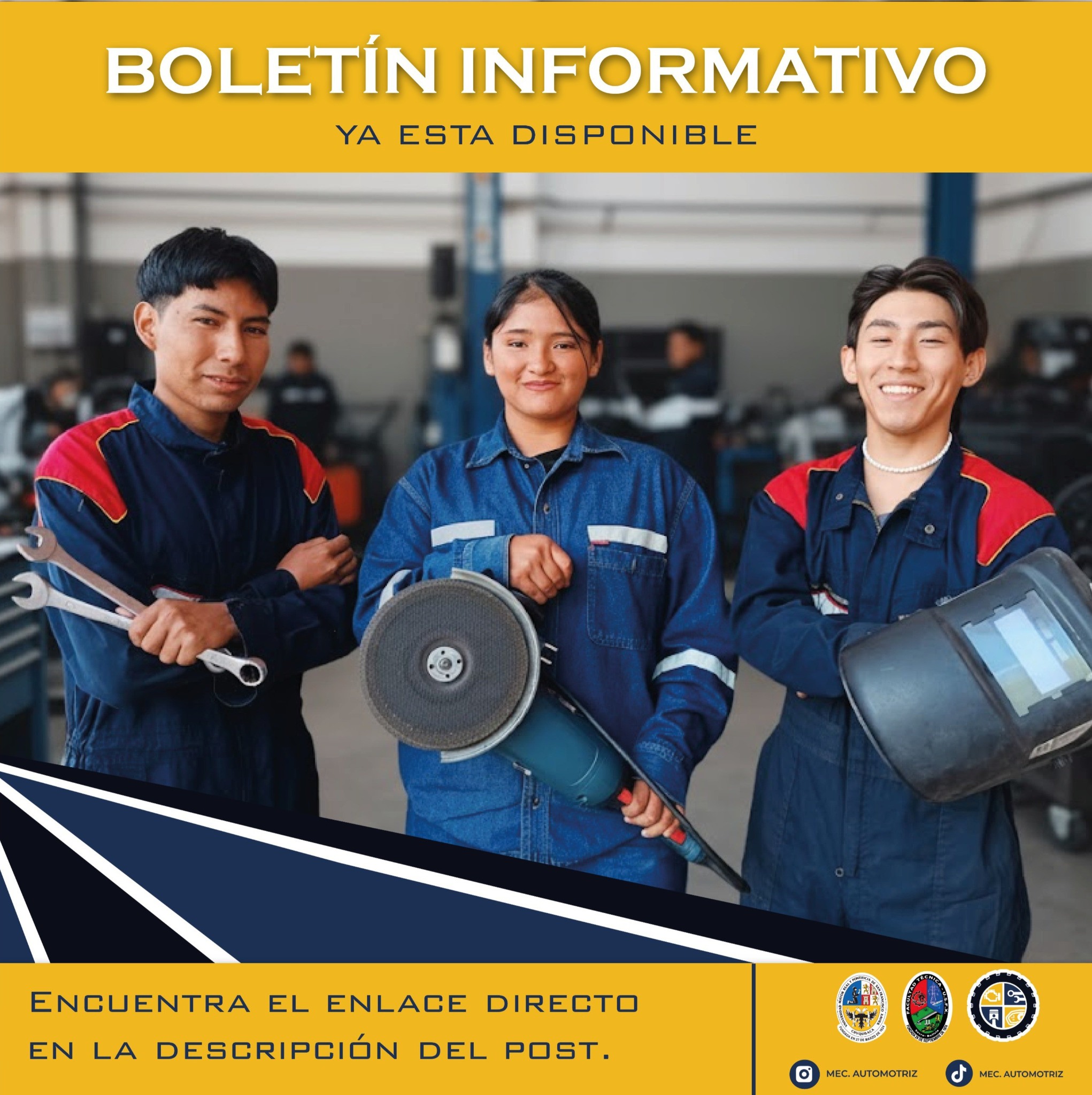 BOLETIN INFORMATIVO – CARRERA DE MECÁNICA AUTOMOTRIZ