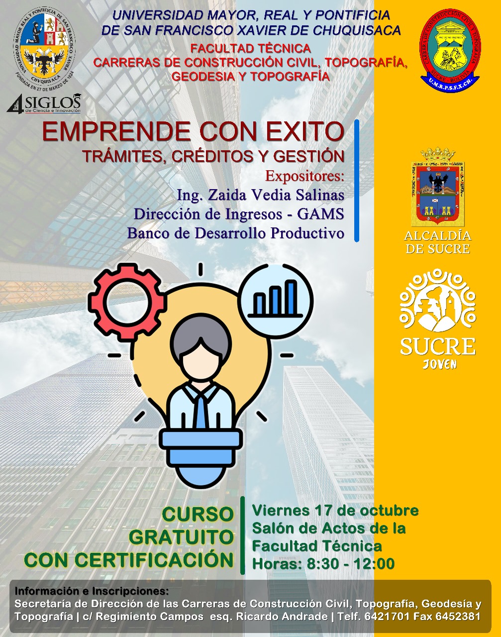 Curso “Emprende con Éxito: Trámites, Créditos y Gestión”